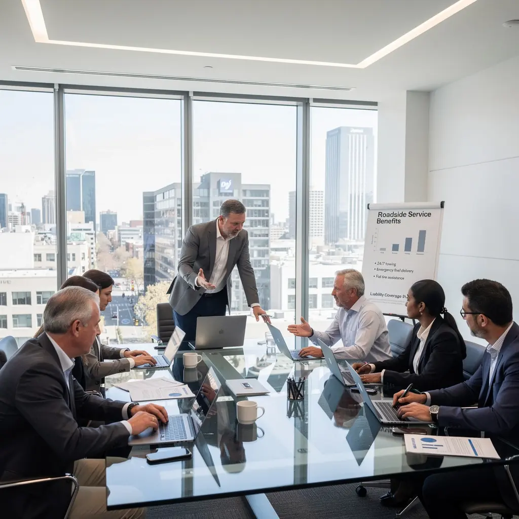 Графика, изображающая дорожную помощь и услуги аренды автомобилей для владельцев, нуждающихся в поддержке.